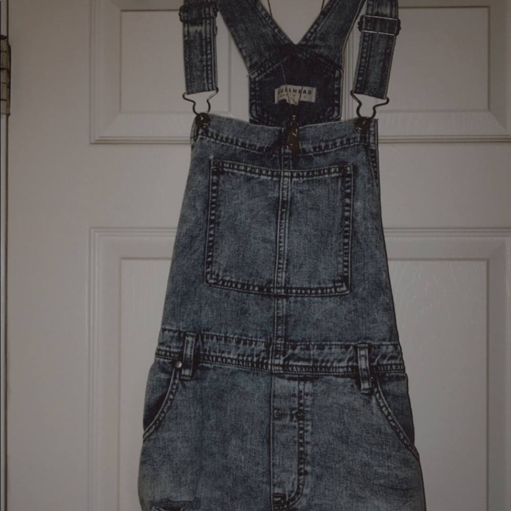 PacSun-Bullhead Denim Overalls
